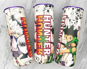 Gobelet skinny droit de 20 oz à sublimation anime | Conception de panneaux de mangas | Papier peint collage manga 300 dpi prêt à imprimer | Écharpe d'anime