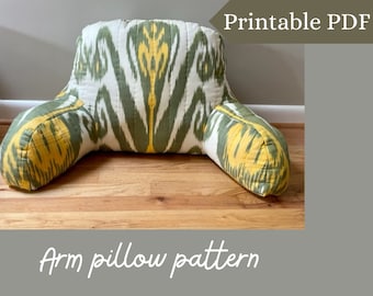 Arm pillow printable PDF sewing pattern