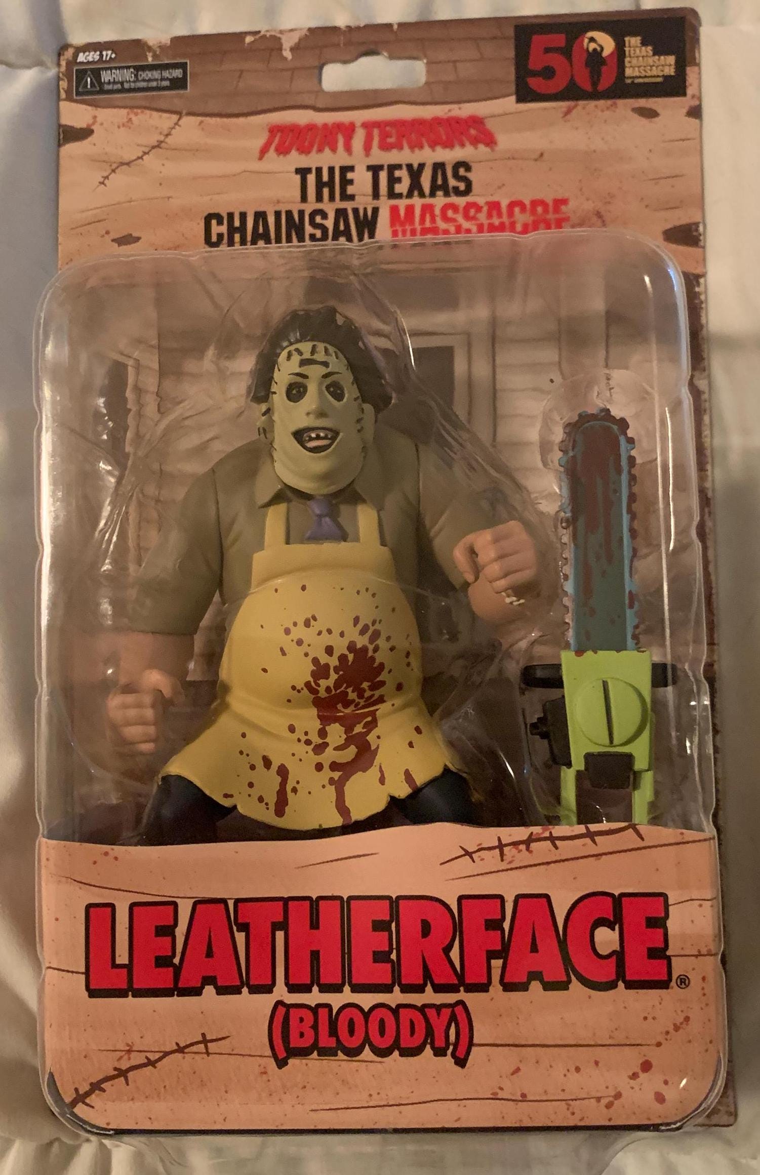 Neca Toony Terrors the Texas Chainsaw Massacre Leatherface Bloody