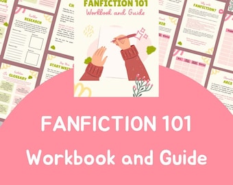 Fanfiction 101 Workbook & Guide | Writing Planner, Trackers