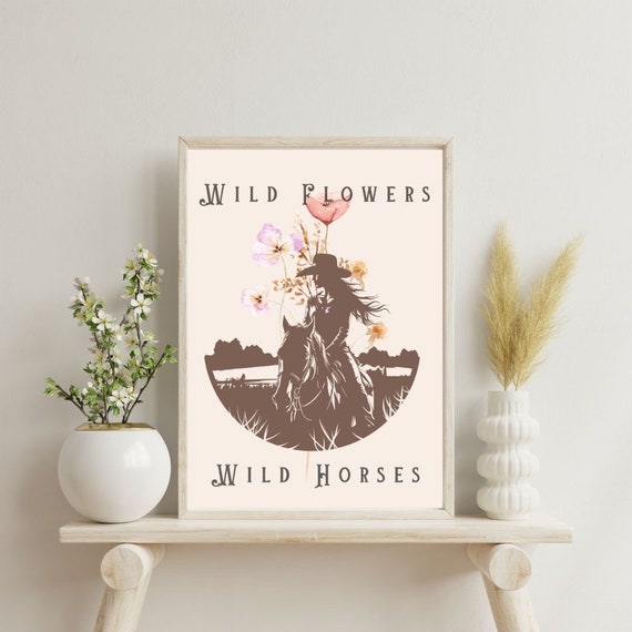 cowgirl aesthetic, instant download art, western wall art, gifts for her, wedding gift, cowboy wall art, Lainey Wilson art, western style