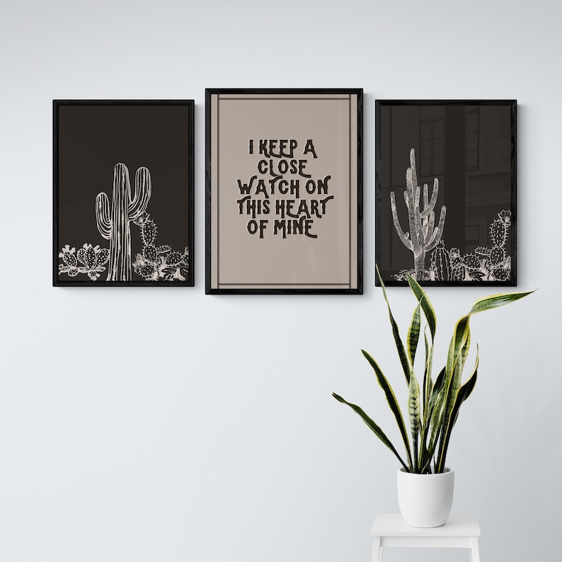 Johnny Cash Art Western Home Decor Gifts for Him Gifts for Etsy