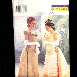 Butterick Pattern 3012 Historical Victorian Women’s Dress Costume