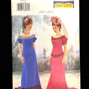 Butterick Pattern 3011 Historical Turn of the Century Women’s Dress Costume