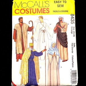 McCall’s Pattern 8435 Men’s and Women’s Ancient Biblical Costumes UNCUT