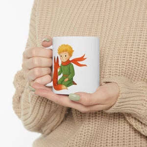 Ceramic Mug, Little Prince Theme, Adorable Coffee Cup, , Tea Mug, Unique Gift Idea, Novelty Drinkware