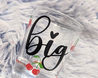 Sorority Big Little Shot Glasses, Sorority Basket Fillers