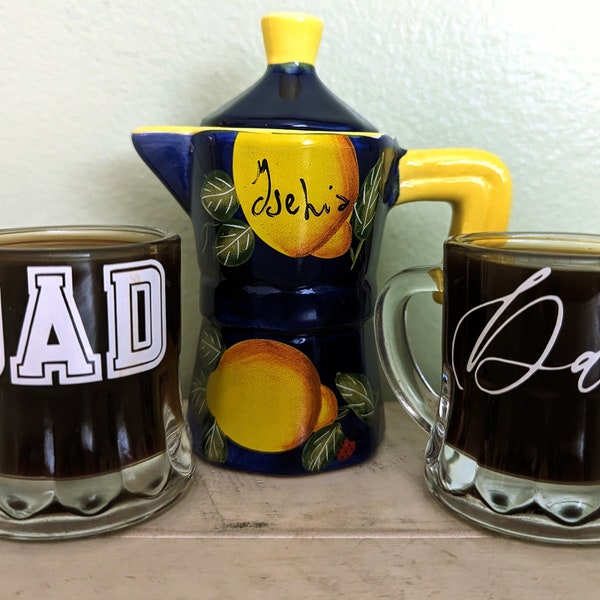 Father's Day Espresso Cups