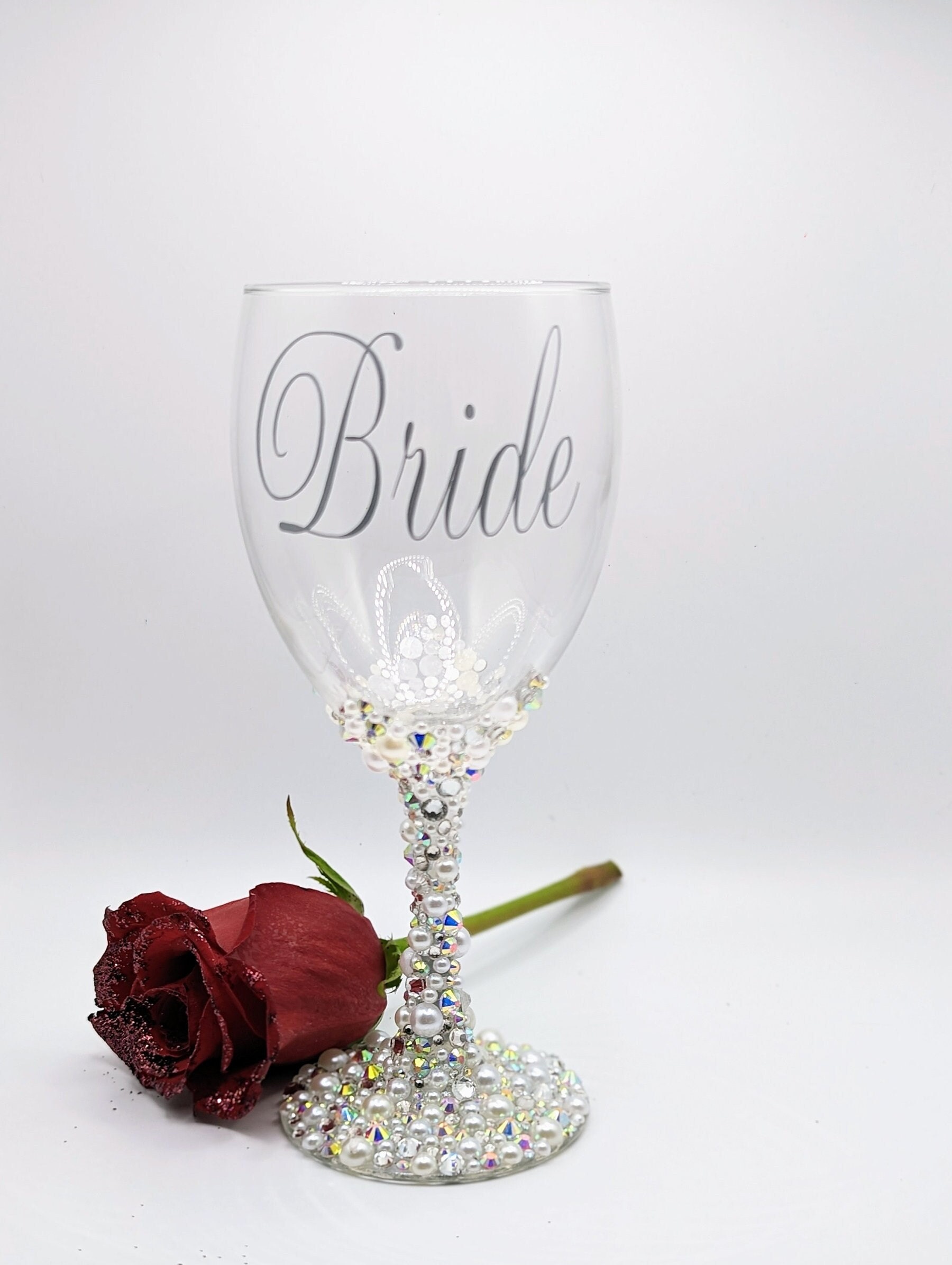 Bride Wine Glass Bride Wine Glass