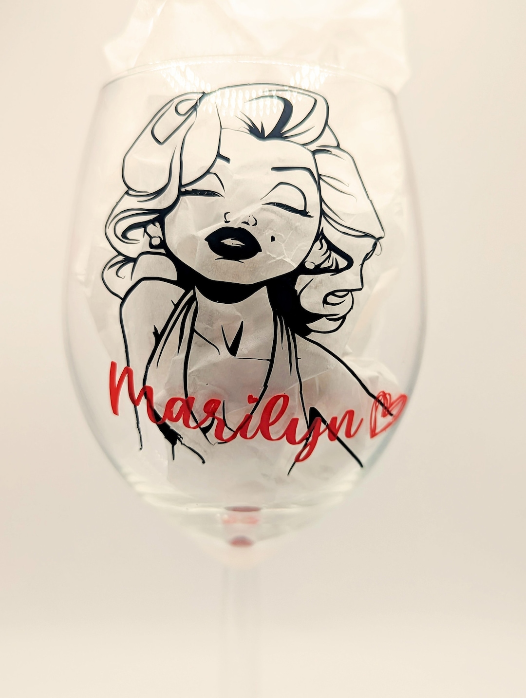 Personalized Marilyn Monroe Wine Glass - Etsy