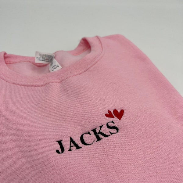 Caraval Jacks Sweatshirt bestickt, Stephanie Garber, gebrochenes Herz, Geschenk für Buchliebhaber, Herzprinz, OUBH-Fan