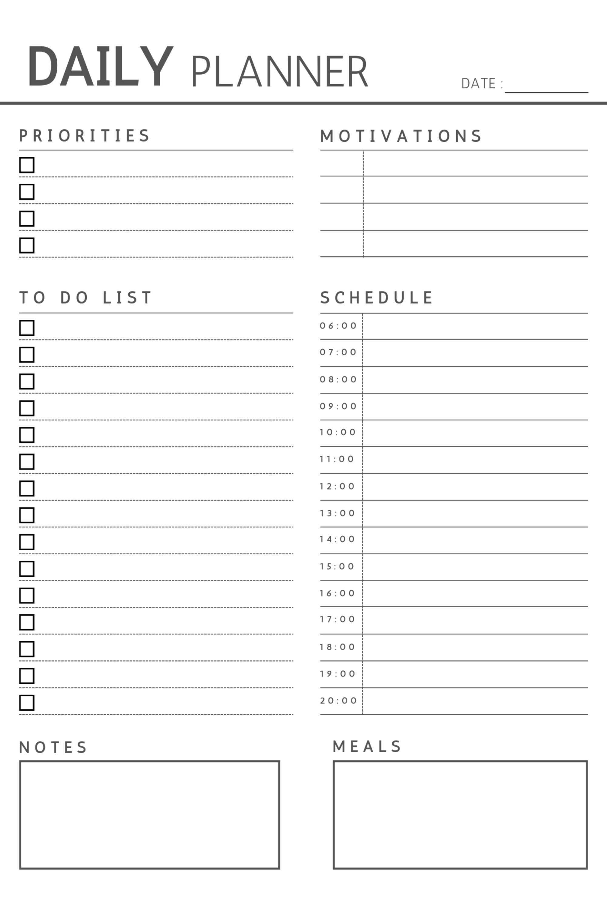 Effortless Daily Planner 20232024 Printable Planner Etsy