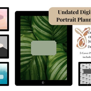 Undated Portrait Digital Planner