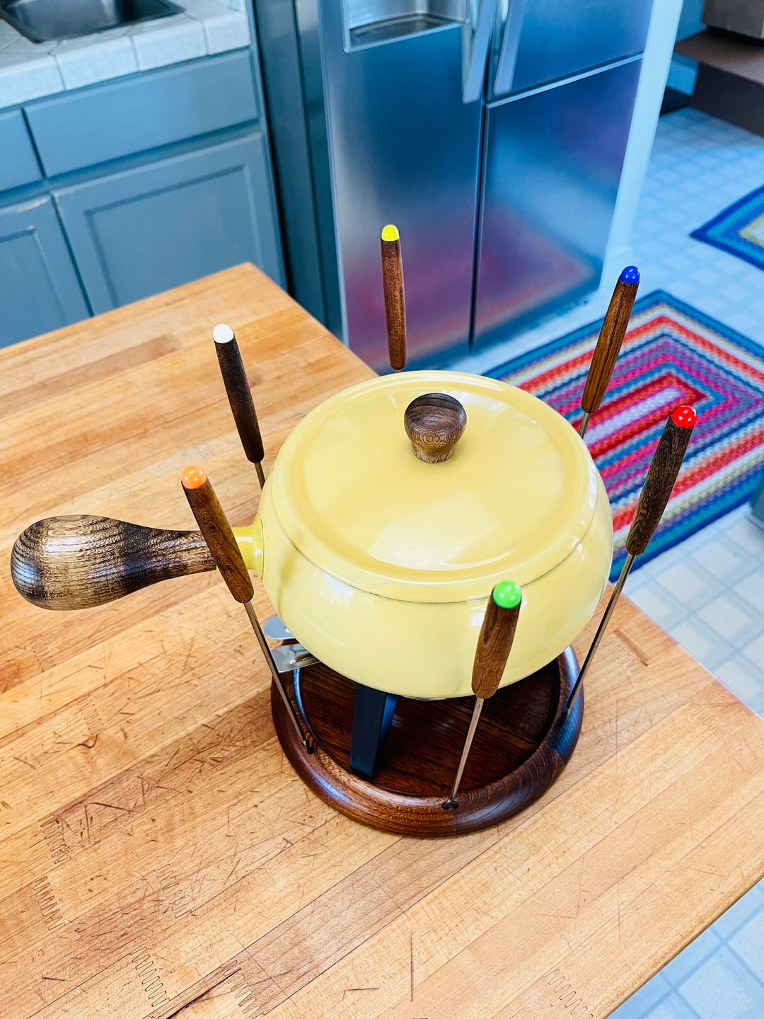 1970s Fondue Set Etsy