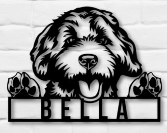 Metal Goldendoodle Sign, Metal Labradoodle Sign, Goldendoodle Sign, Labradoodle Sign, Golden Doodle, Labrdadoodle, Goldendoodle Puppy