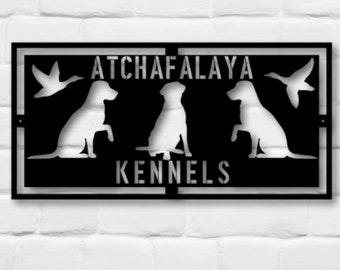 Metal Labrador Retriever Sign, Metal Dog Sign, Metal Hunting Sign, Hunting Sign, Labrador Retriever Sign, Labrador Sign, Duck Hunting Sign