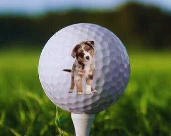Custom Photo Golf Ball Set: Personalized Golfer Gift