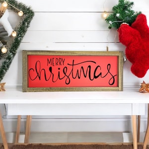 Merry Christmas Sign, Christmas Decor, Home Decor, Christmas Sign, Holiday Decor, Happy Holiday Sign