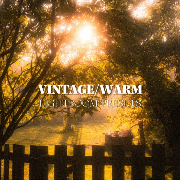 VINTAGE WARM Lightroom Presets