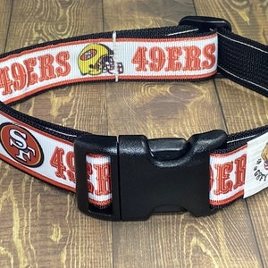 Dog Collar, Dog Collars, Collars, San Fran, 49ers, San Fran Collar, 49ers Dog Collar, NFL Collar, 49ers Collars, 49ers