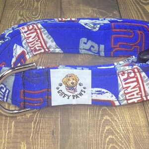 Dog Collar, Dog Collars, Collars, New York, Giants, NY Giants Collar, Giants Dog Collar, NFL Collar, Meadow Lands Collars, Giants