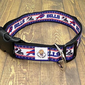 Dog Collar, Dog Collars, Collars, Buffalo Bills, Buffalo Bills Collar, Bills Dog Collar, NFL Collar, Buffalo Bills Collars, Bills, NY Dog