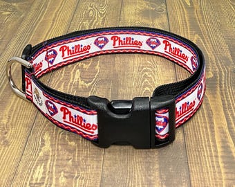 Phillies Dog Collar, MLB Baseball Team Collar