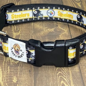 Steelers Dog Collar Etsy UK
