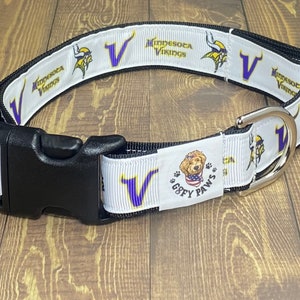 Collare per cani, Collari per cani, Collare NFL, Minnesota Vikings, Collare per cani Vikings, Collari Vikings, Collare da calcio