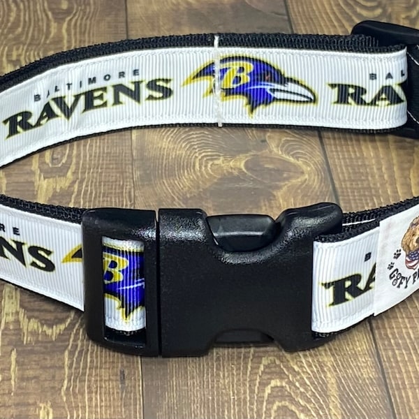 Dog Collar, Dog Collars, Collars, Baltimore Ravens, Ravens Collar, Baltimore Ravens Dog Collar, NFL Collar, Baltimore Collars