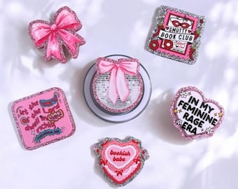 Trendy Bookish Phone Grip | Magsafe or Adhesive