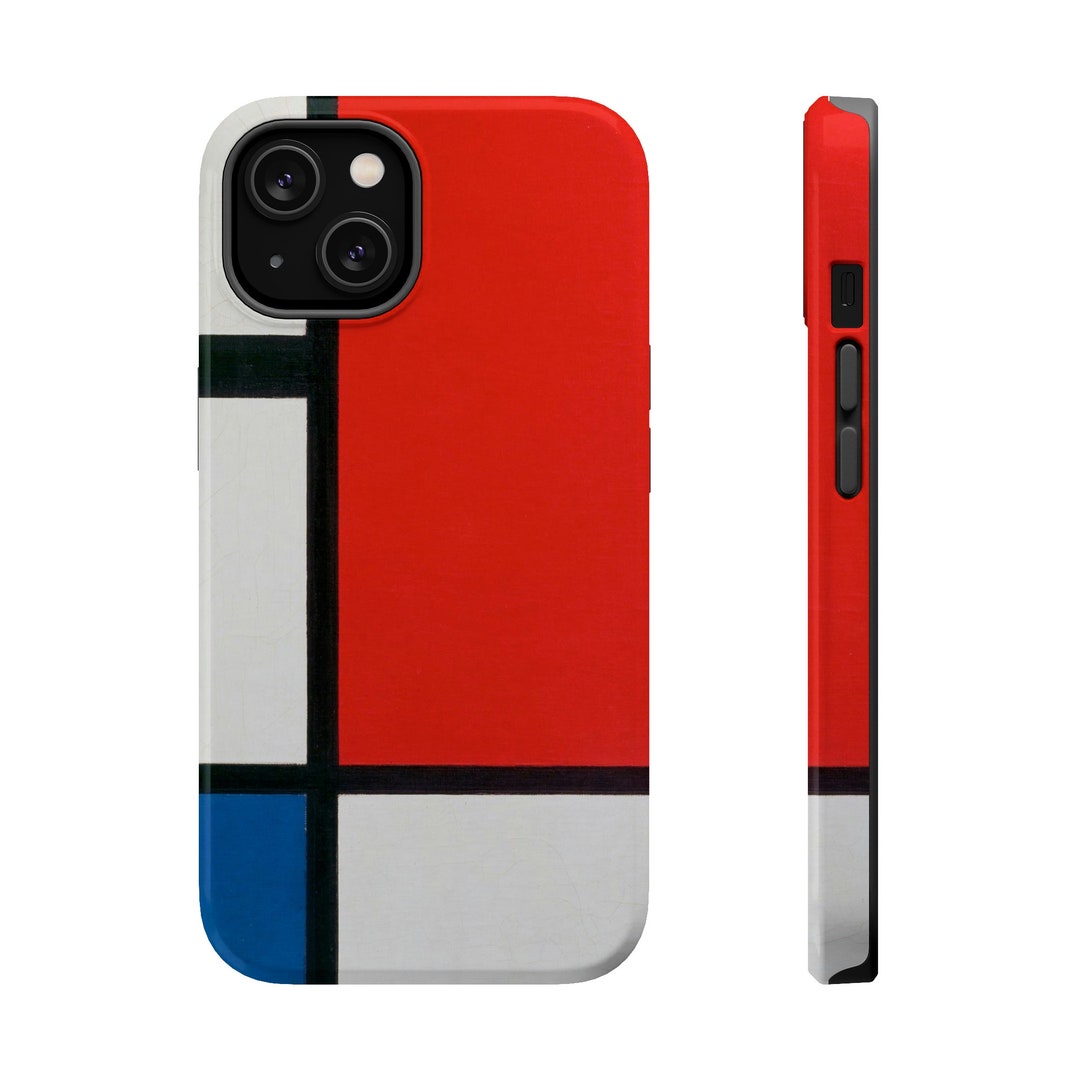Minimalist Mondrian Art Phone Cover Geometric Abstract Design Piet