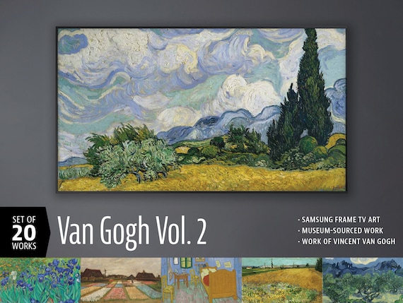 Springtime with Van Gogh: Set of 20 Colorful Artworks for Your Frame TV Art (4K Resolution)