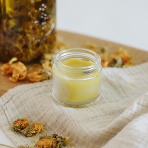 Handmade Calendula Salve for Skin, Postpartum, Diaper Rash Relief