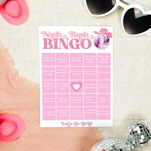 Nash Bash Nashville Junggesellinnenabschied Spiel BINGO