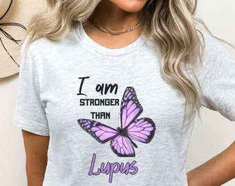Lupus Shirt Gift for Lupus Awareness Shirt Lupus T Shirts Lupus Butterfly Shirt Lupus Support Team T-Shirt Lupus Survivor Shirts