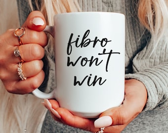 Fibromyalgia Awareness Mug Funny Chronic Illness Coffee Mug Gift for Fibromyalgia Warrior Chronic Pain Coffee Cup Invisible Illness Fibro