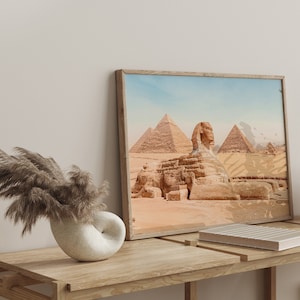 Instant Download: Sphinx Egypt Printables Egypt Wall Decor Prints The Great Sphinx of Giza Egypte Desert Egypte Arabic Egypt Print