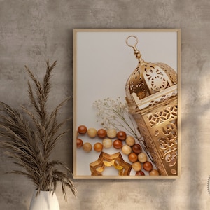 Islam Wall Art, Islam Home Decor, Islam Art, Set of 5 Poster, Quran, Islam, Gold Fanos, Poster Islam, Islamic Art Gift, Digital Print
