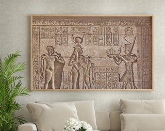 Ancient Egypt Wall Art Print | Dendera Temple Complex (Digital Download)