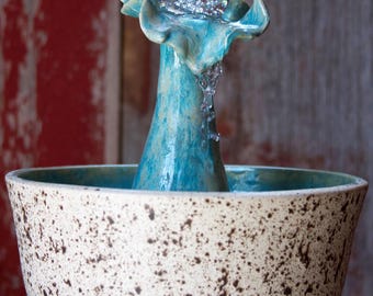 Handmade Ceramic Fountain - Tranquil Garden Water Feature