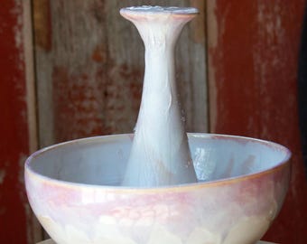 Handmade Ceramic Fountain – Unique Outdoor & Indoor Water Feature, Tranquil Home Décor