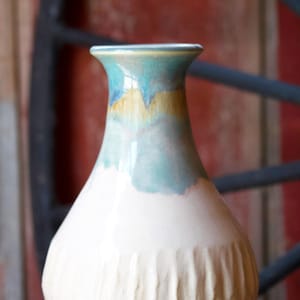 Handmade Ceramic Vase – 9&quot; Tall Windsong Acres Pottery