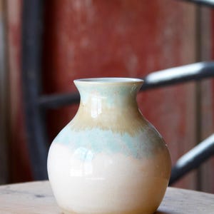 Handmade Stoneware Vase - Coastal Ceramic Home Decor