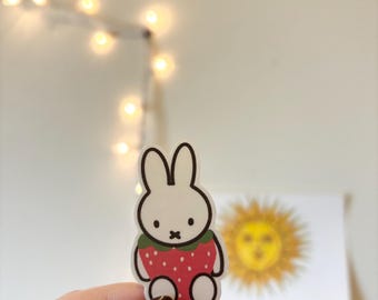strawberry miffy-inspired sticker!