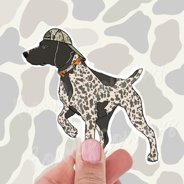 GSP Sticker | Tint Strip Stickers | German Shorthaired Pointer Sticker