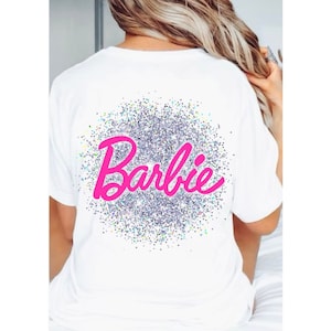 Barbie Logo T Shirt Iron on Transfer Decal #3