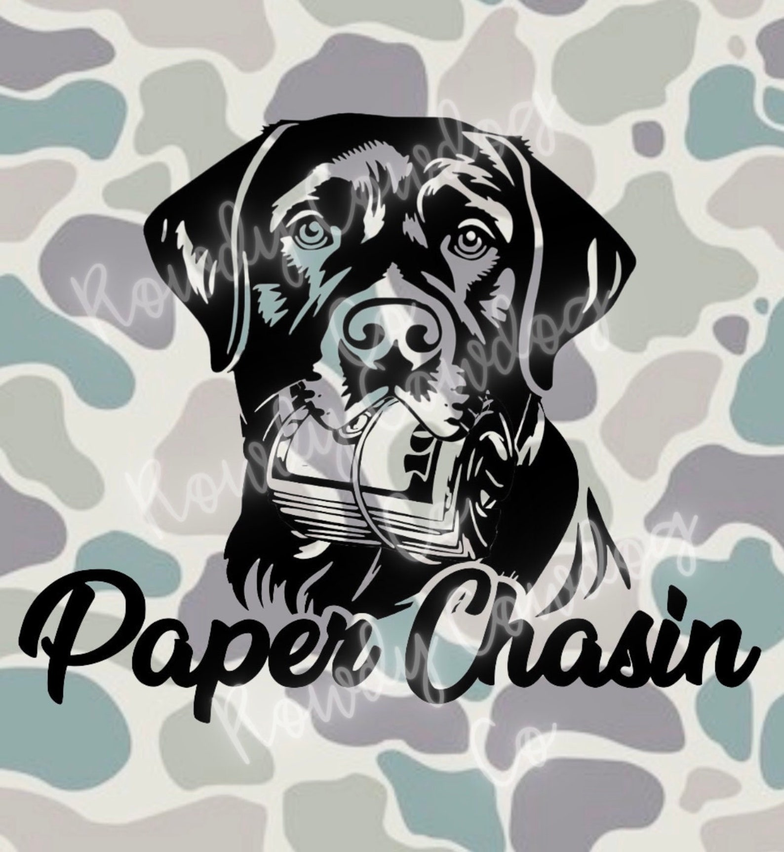 Paper Chasin Decal Tradesman Decal Premium Vinyl Decals Etsy