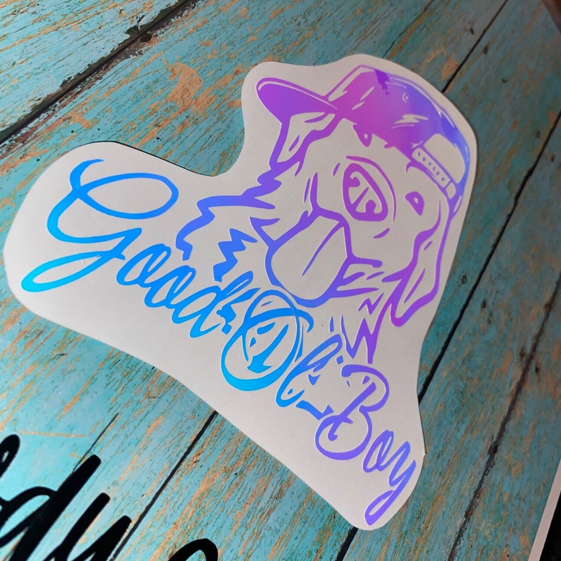 Duck Dog Decal Backwards Hat Decal Hunt Dog Decal Etsy