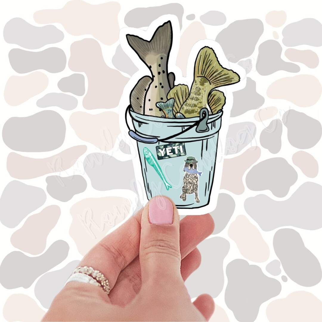 Freshwater Bucket Sticker Tint Strip Stickers Etsy
